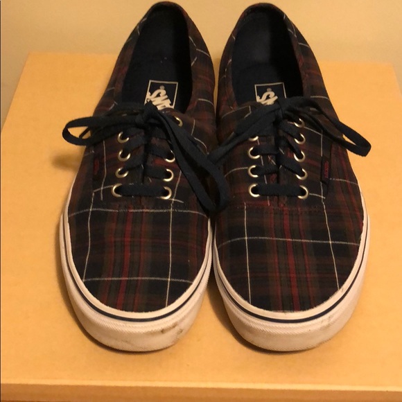 Vans Other - Vans Plaid sneakers Size 10